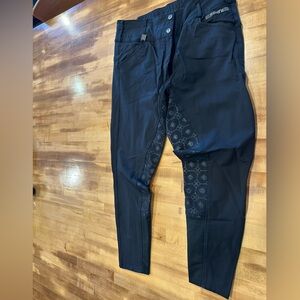 Romfh Isabell Equestrian Full Seat Breeches, Black, 36R